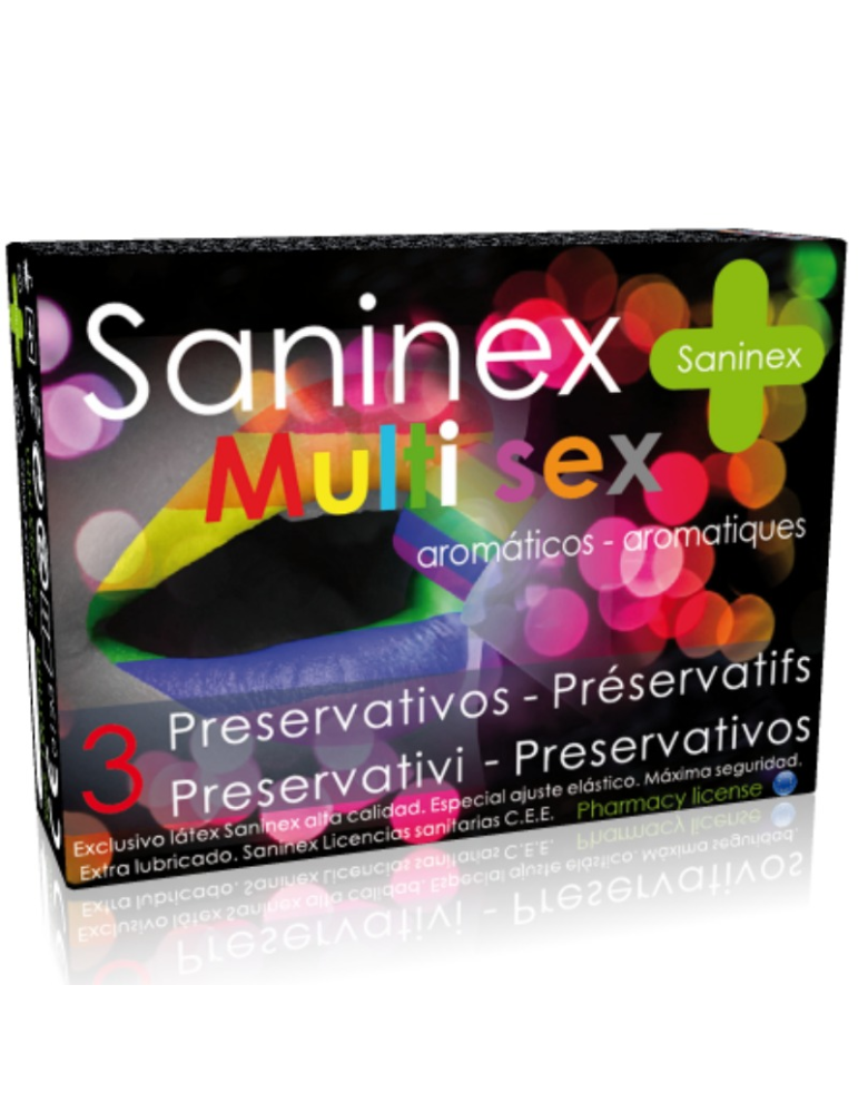 condoms saninex condoms multisex 3 unités