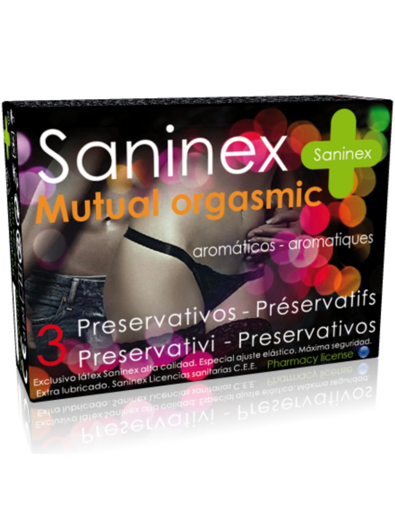 préservatifs aromatiques saninex orgasm 3 unités
