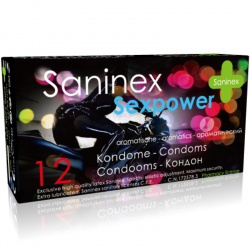 saninex préservatifs sex power 12 unités