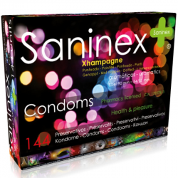 préservatifs aromatiques saninex xhampagne 144 unités