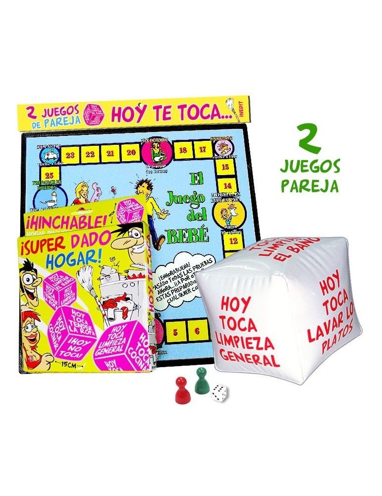 deux jeux (bébé + dés)