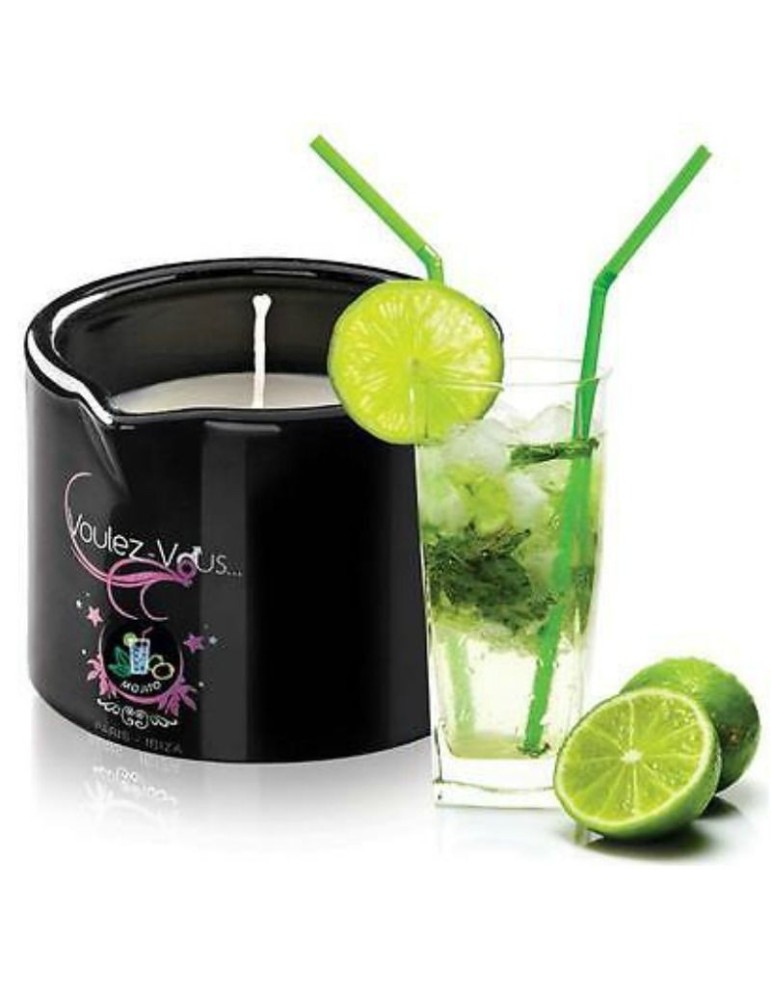 bougie de massage voulez-vous mojito 120ml