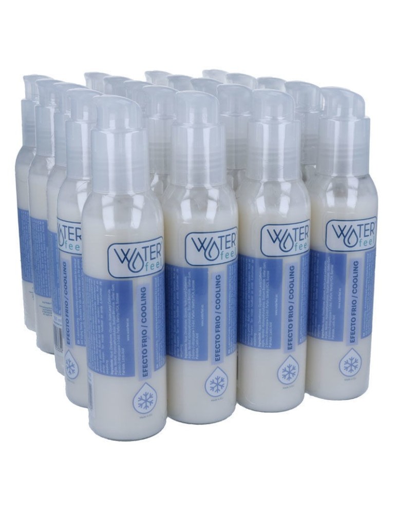 lubrifiant effet froid waterfeel 150 ml boîte de 20 unités