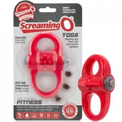 screaming o ring vibromasseur yoga rouge