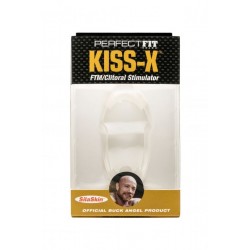 stimulateur de clitoris kiss-x transparent ajustement parfait
