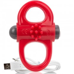 vibromasseur de yoga rechargeable screaming o ring rouge