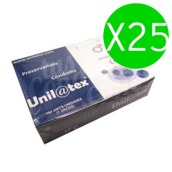 préservatifs naturels unilatex 144 unités x 25 unités