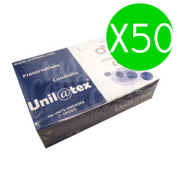 préservatifs naturels unilatex 144 unités x 50 unités