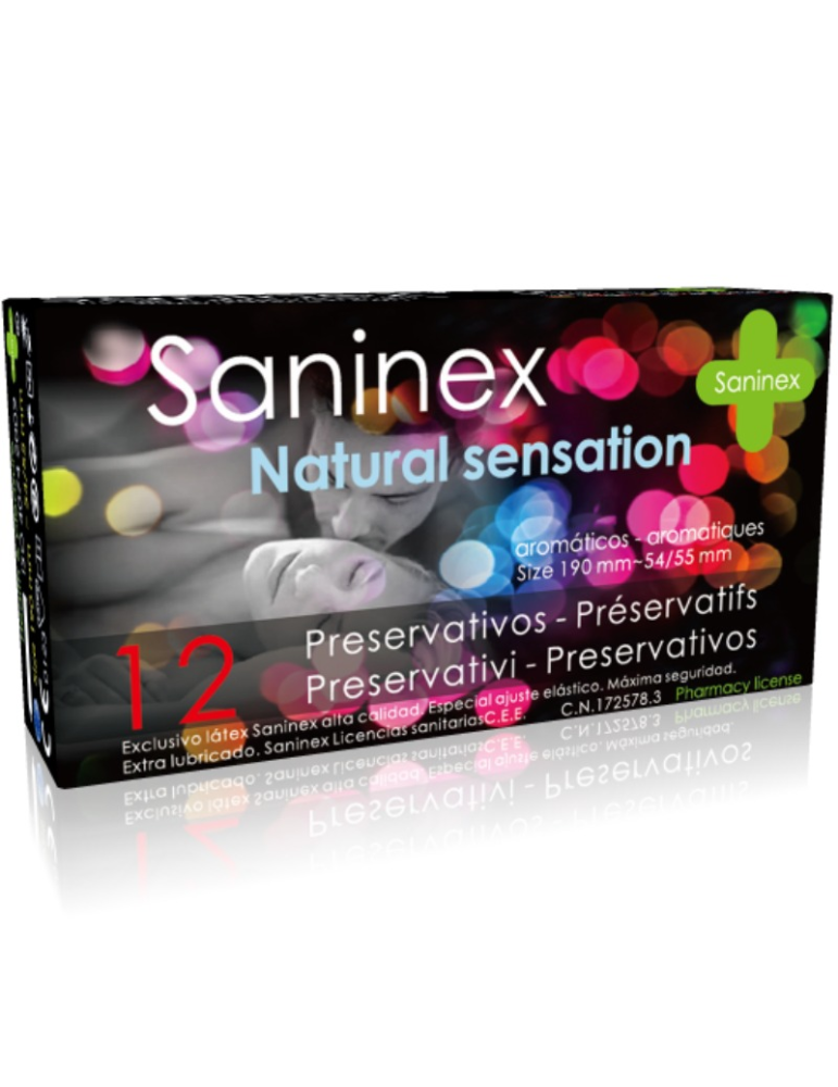 préservatifs saninex sensation naturelle 12 unités