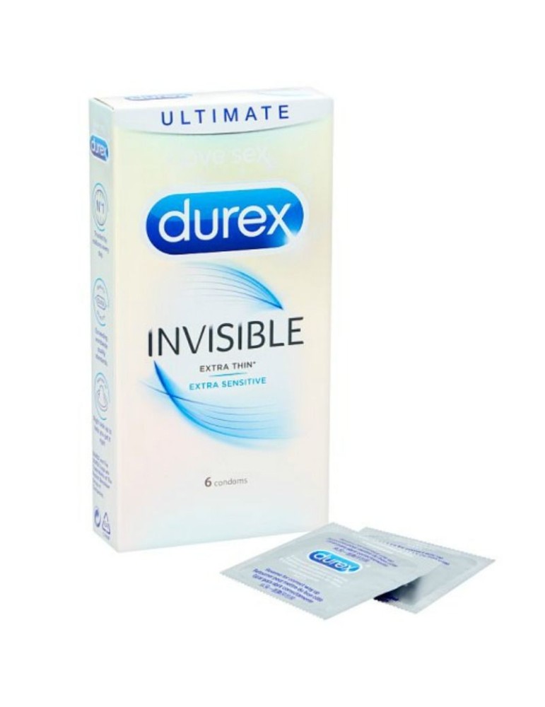 extra fine invisible durex 6 unités