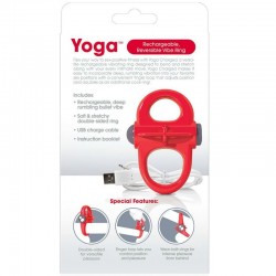vibromasseur de yoga rechargeable screaming o ring rouge_3