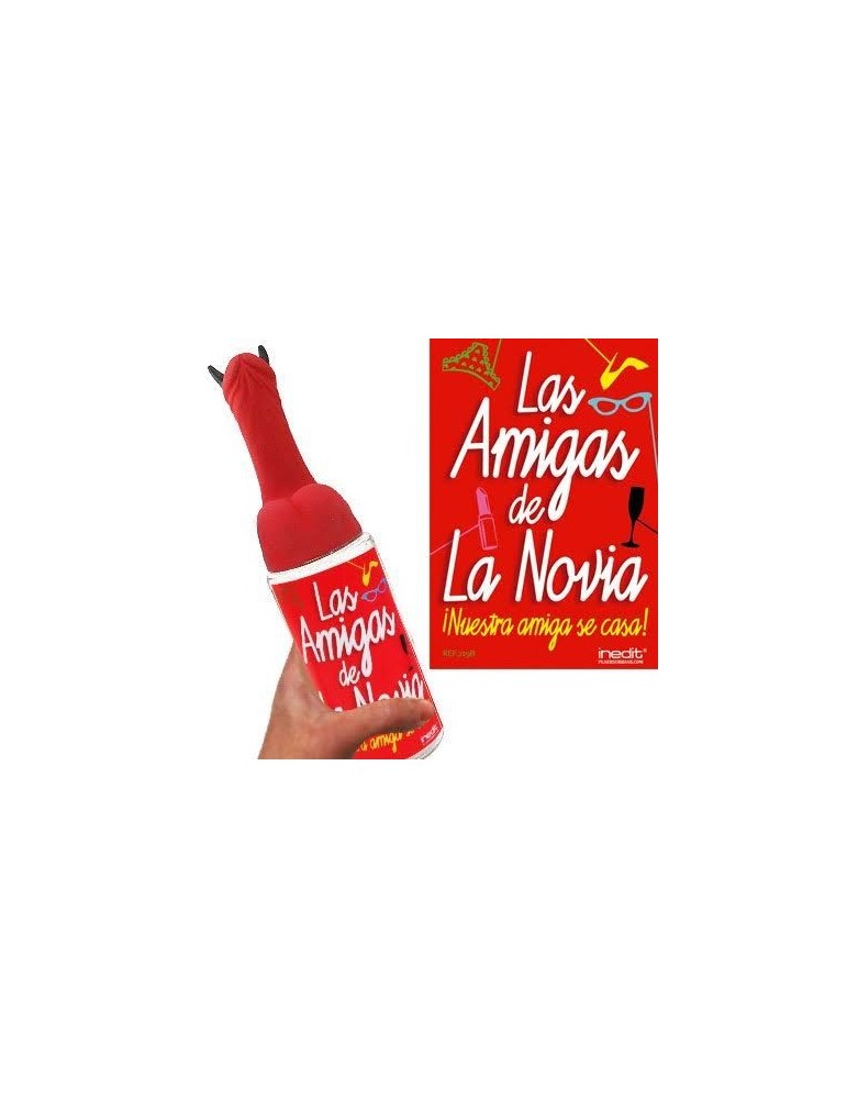 bouteille moyenne les copines de la copine (cornes de pénis)