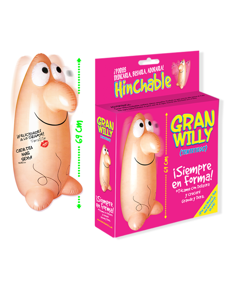 pénis gonflable 69 cm