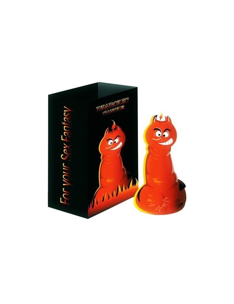 bougie du diable rouge