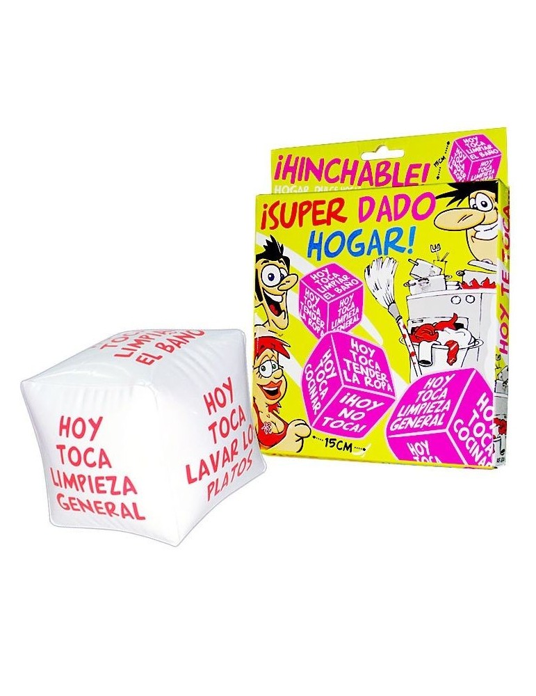 dés gonflable maison 15cm