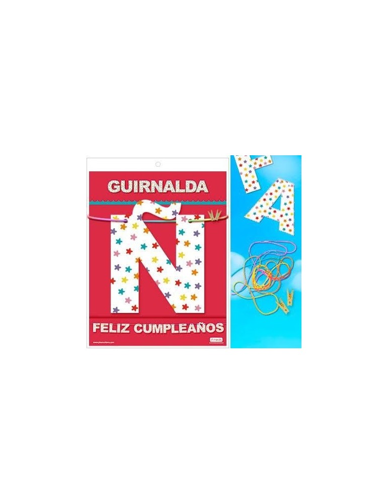 guirlande joyeux anniversaire 3 mètres