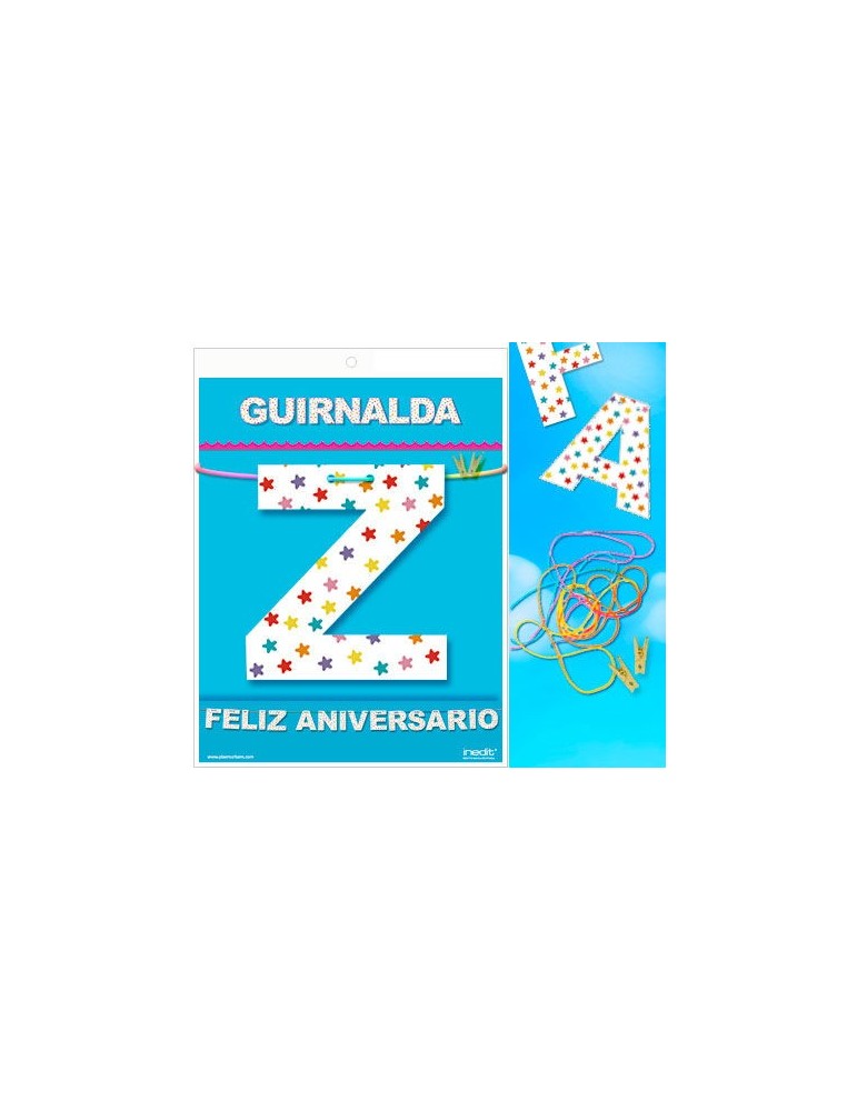guirlande joyeux anniversaire (carton 220gr)