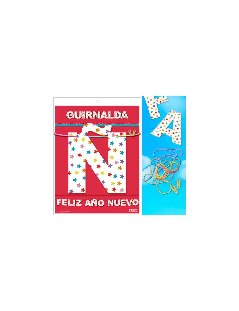 guirlande bonne année (carton 220gr)