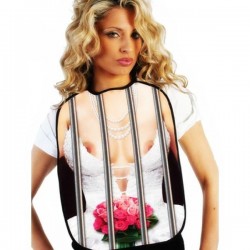 bavoir de mariée en prison