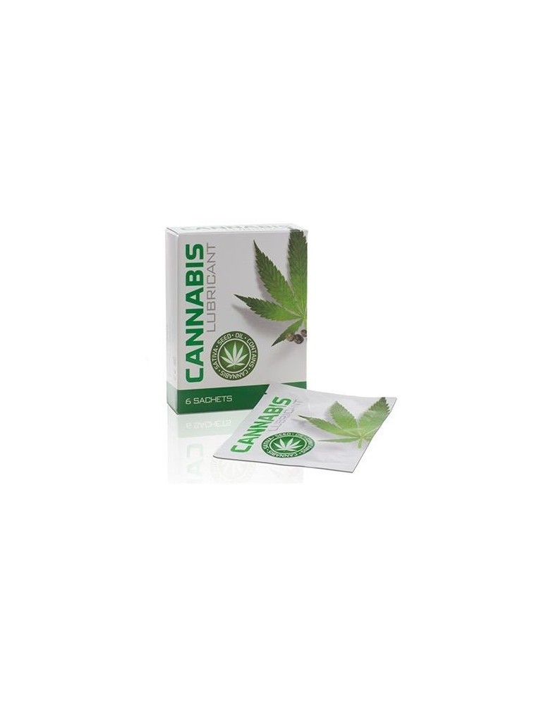 lubrifiant au cannabis cobeco, pack de 6, dose unique