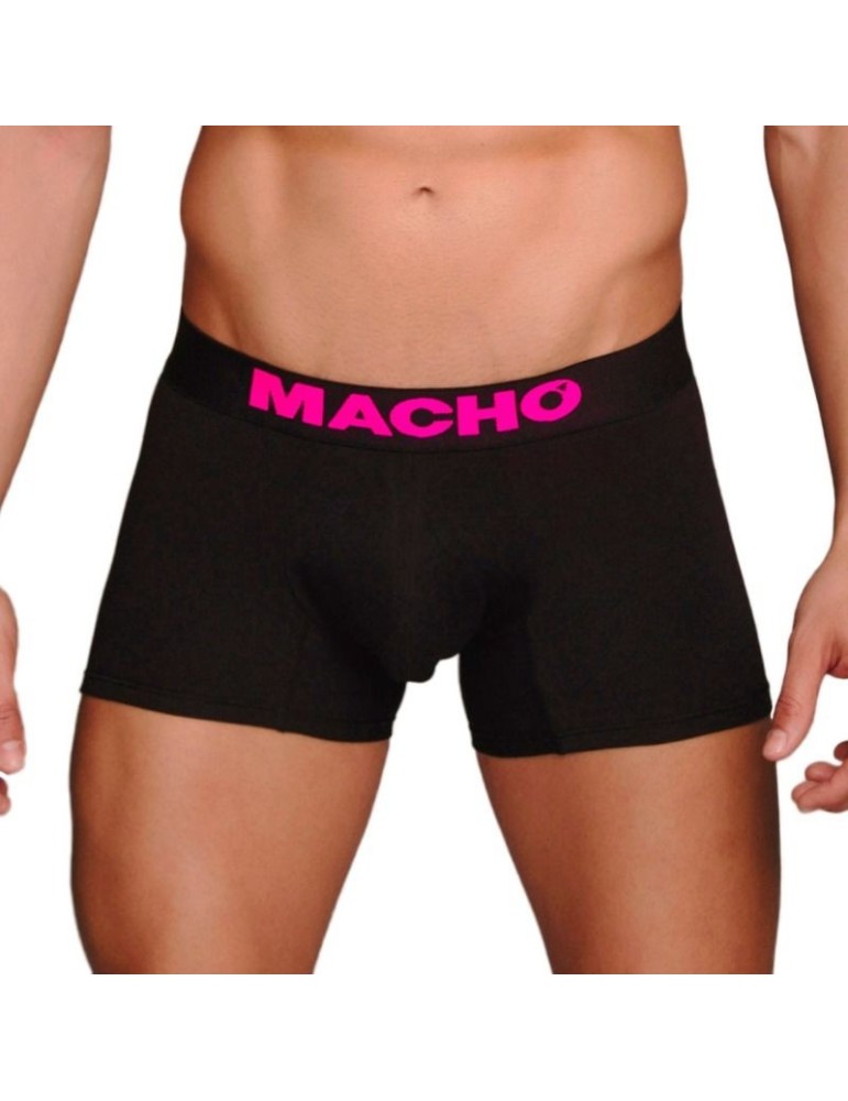 homme - taille boxer de sport noir ms075_2