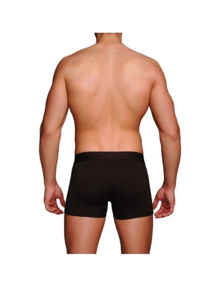 homme - taille boxer de sport noir ms075_3
