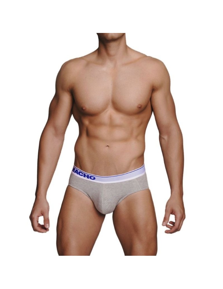 Macho - taille boxer court gris mc091