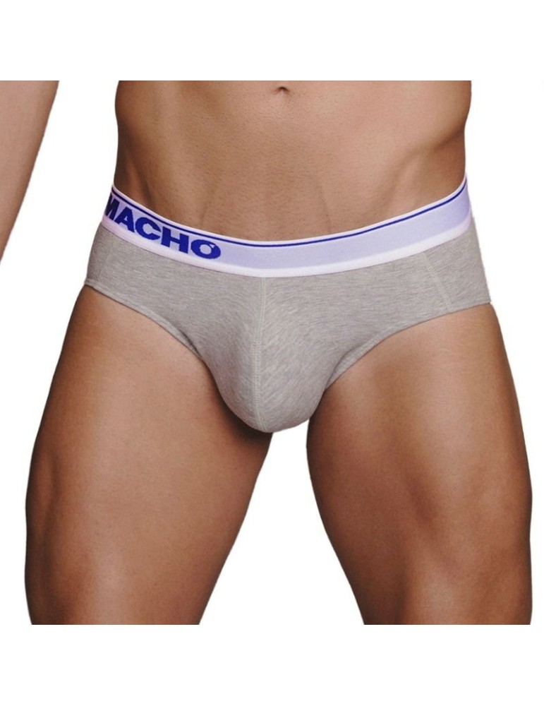 Macho - taille boxer court gris mc091_4