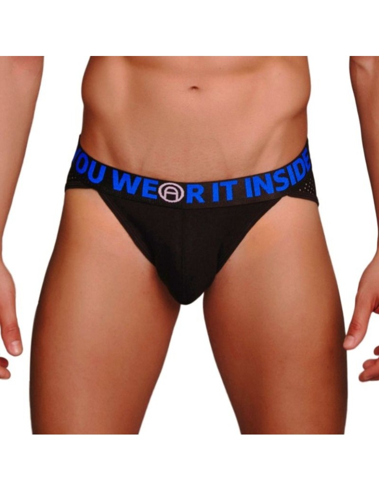 homme - ms076 culotte de sport noire taille_3