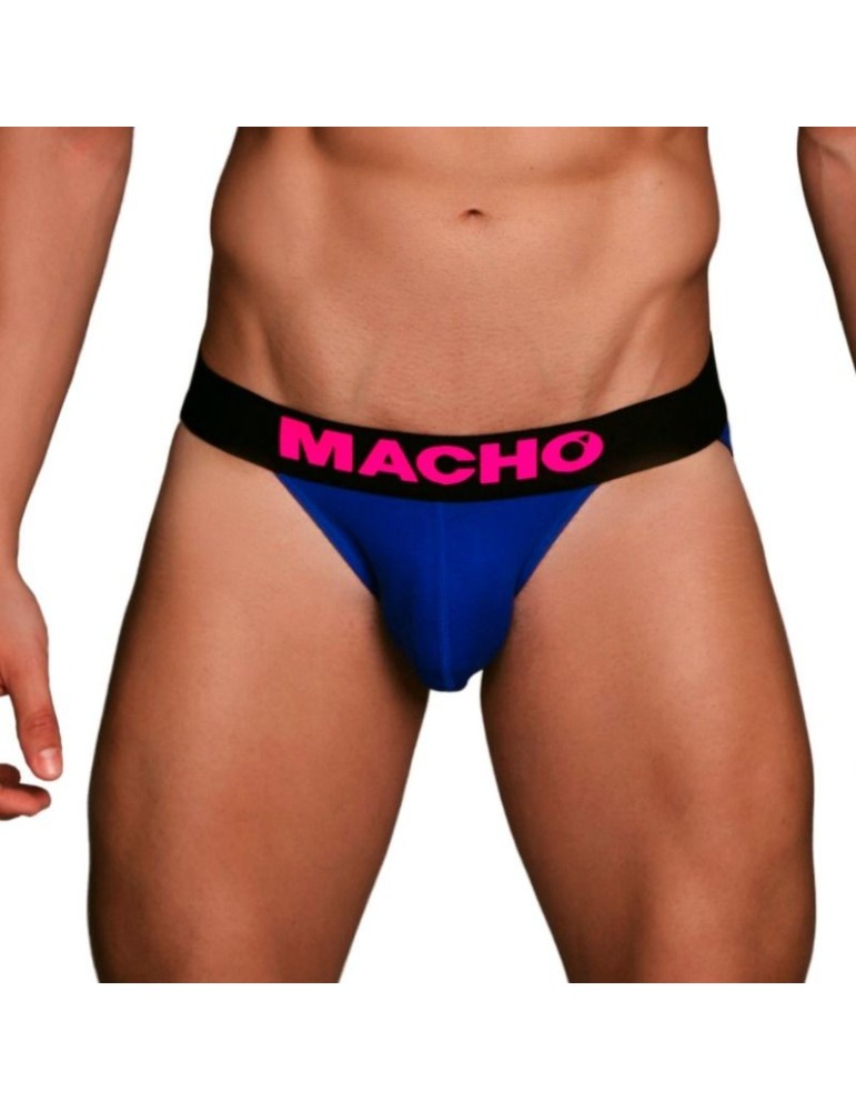 homme - taille de slip de sport bleu ms079_2