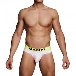 Macho - taille mx082 string blanc_3