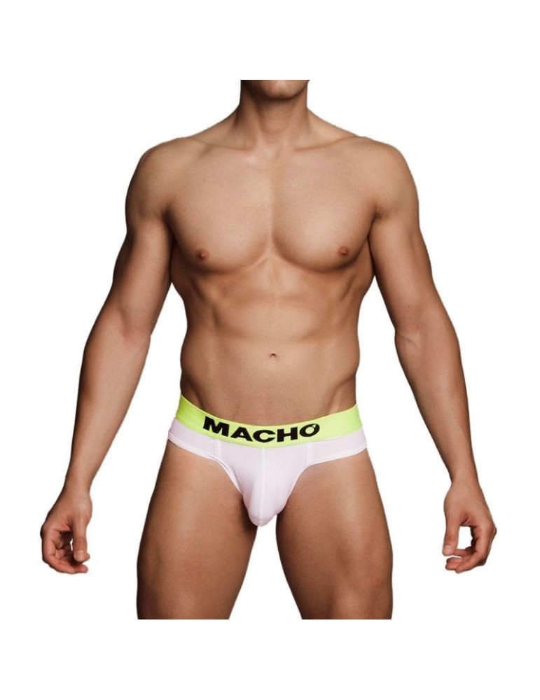 Macho - taille mx082 string blanc_3
