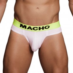 Macho - taille mx082 string blanc_4