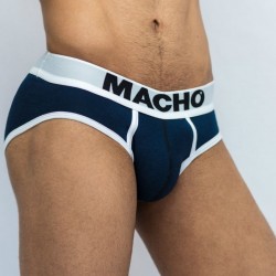Macho - taille boxer court bleu foncé ms129