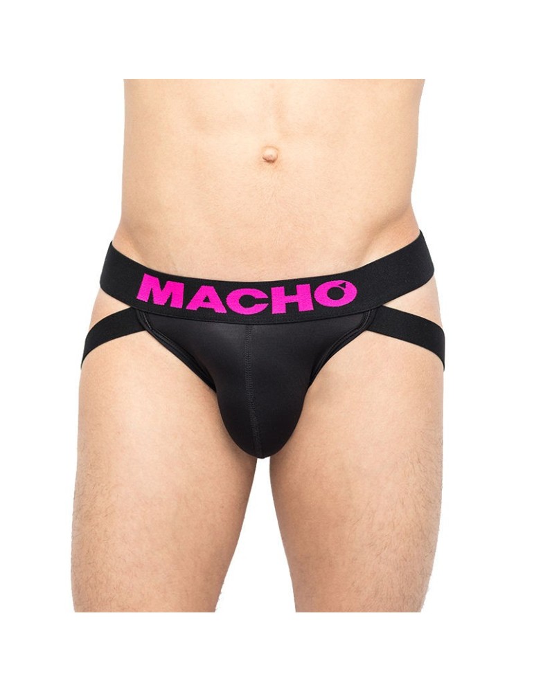 Macho - mx200f jockstrap fuchsia et noir_2
