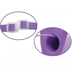 vibromasseur de harnais creux élite fétiche fantasy 15 cm violet_3