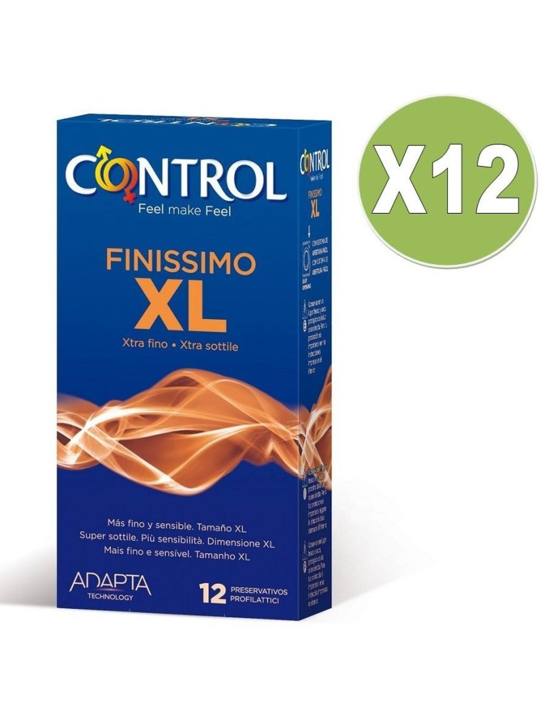control finissimo xl 12 unités pack 12