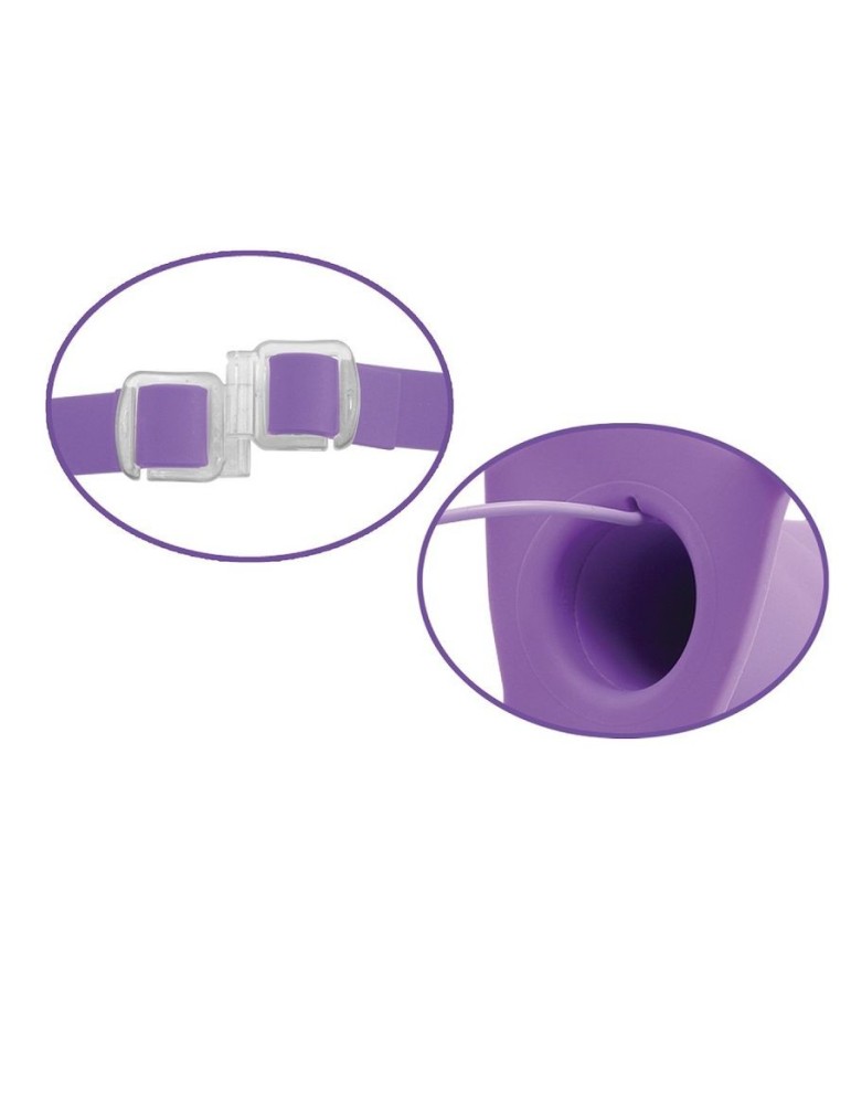 harnais vibromasseur creux fétiche fantaisie élite 22 cm violet_4
