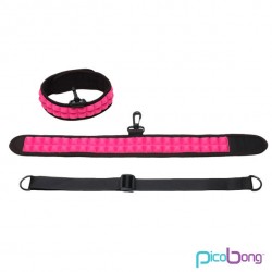 collier ras de cou rose picobong speak no evil