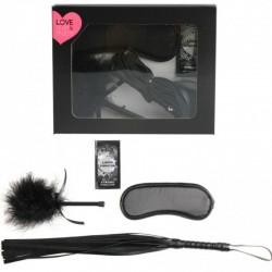 secretplay premier kit fouet bdsm + dose unique + plumeau + bandage