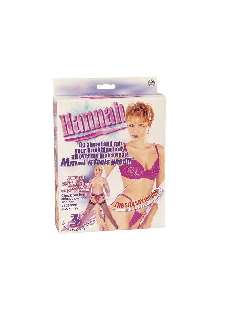 poupée gonflable hannah.