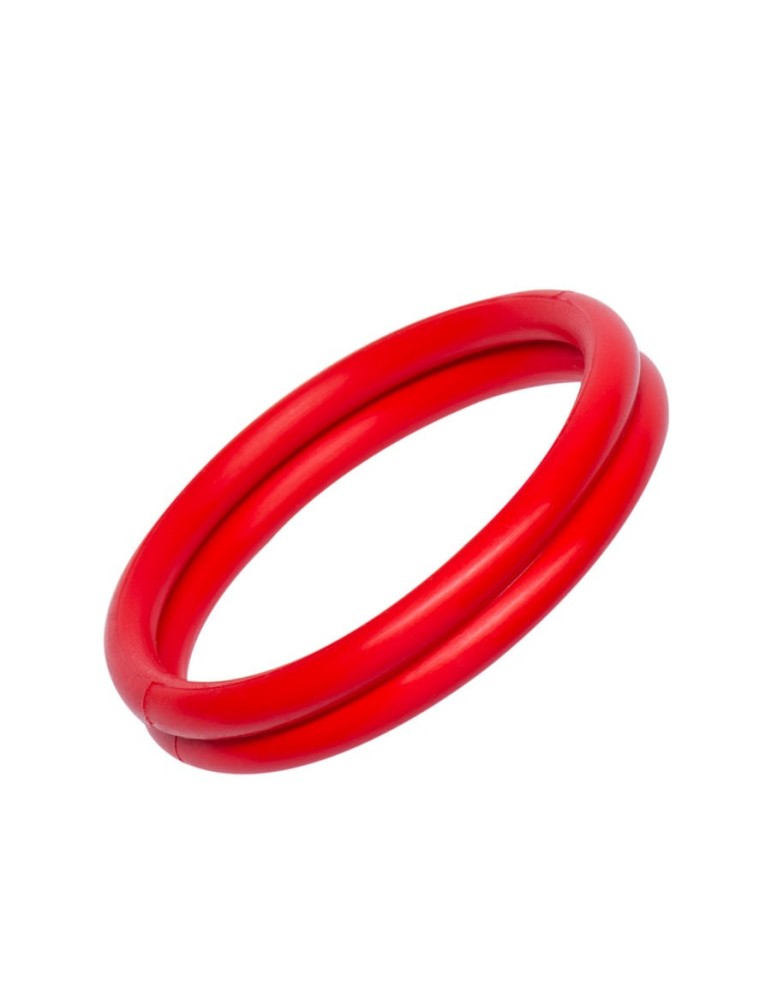 anneau double rouge rudy