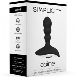 simplicité - plug anal vibrant caine - noir_3