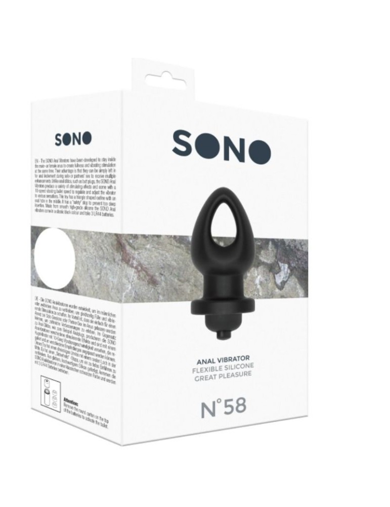 sono - vibromasseur anal n ° 58 - noir_2