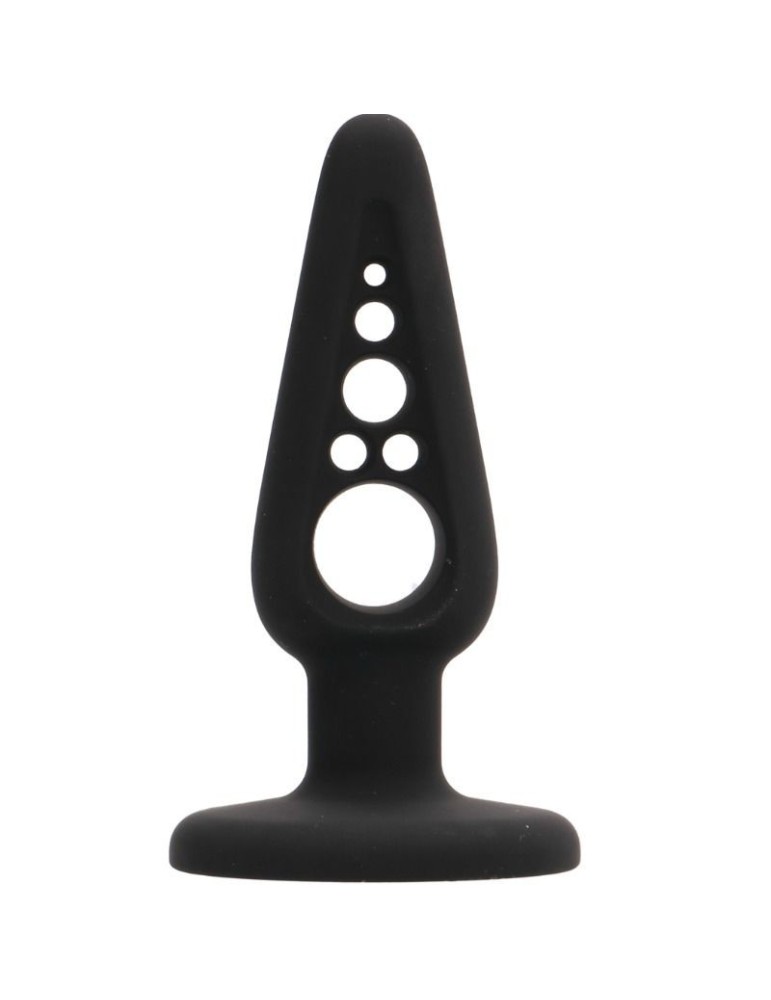plug & play - plug anal creux 4 10 cm - noir