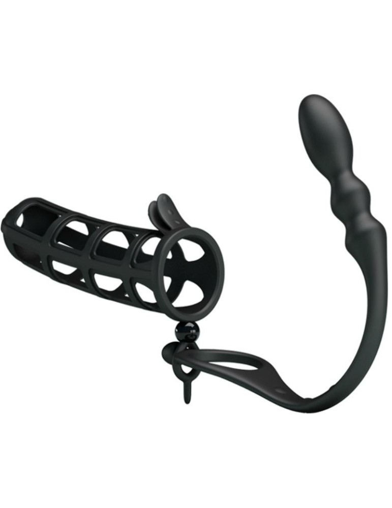 pretty love - gaine de pénis hercule avec stimulateur anal