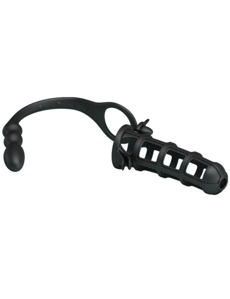 pretty love - gaine de pénis hercule avec stimulateur anal_5