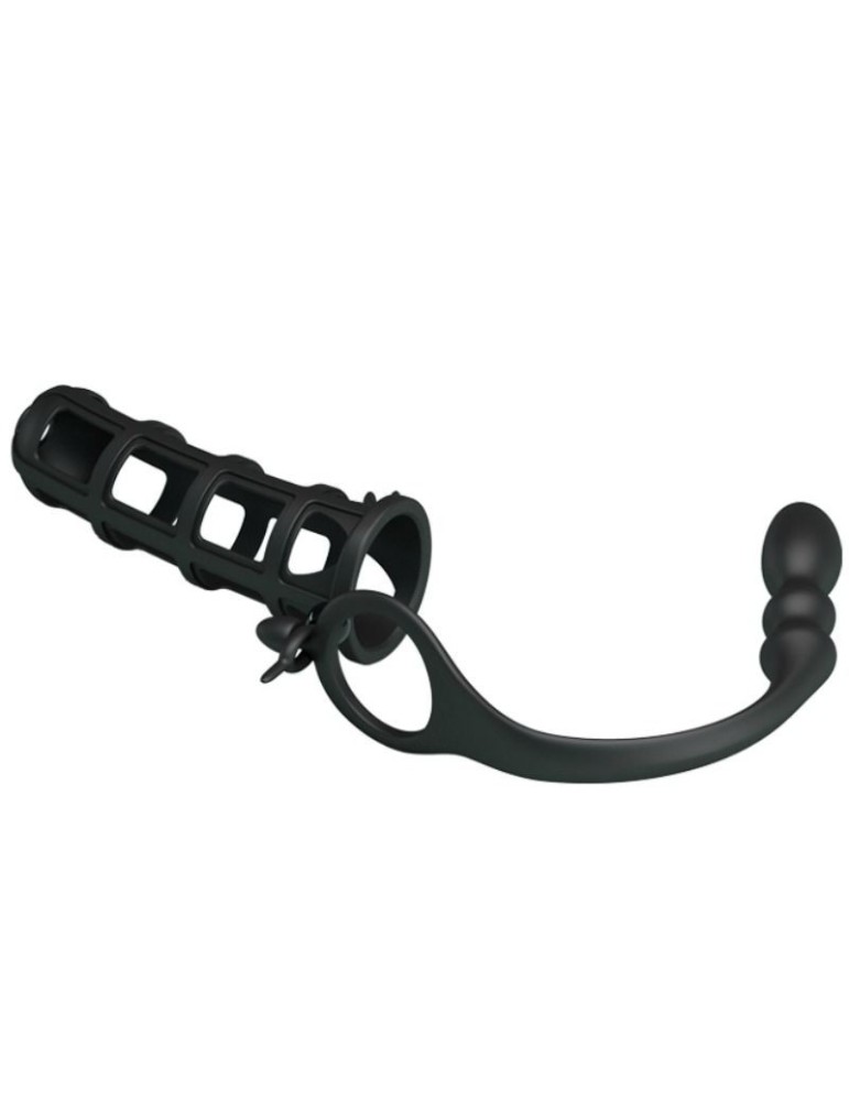 pretty love - gaine de pénis hercule avec stimulateur anal_6