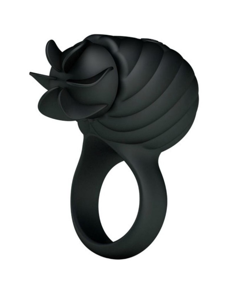 anneau en silicone française pretty love avec rotation noire