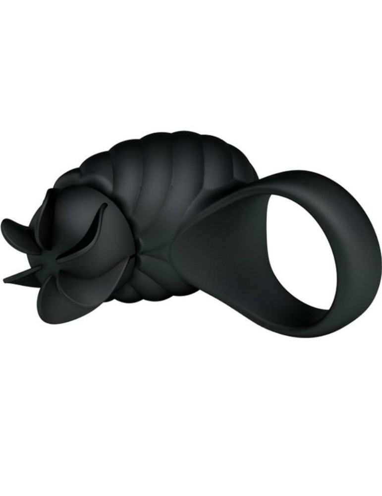 anneau en silicone française pretty love avec rotation noire_7